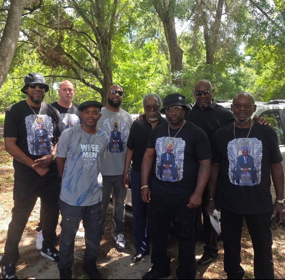 MenUp365 brothers showing up for each other at a community gathering