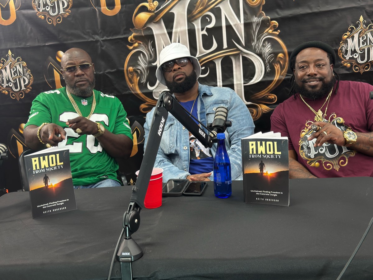 MenUp365 brothers showing up for each other at a community gathering