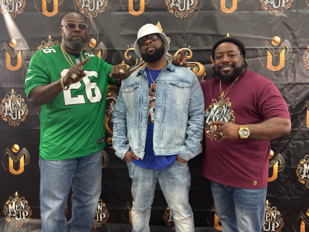 MenUp365 brothers showing up for each other at a community gathering