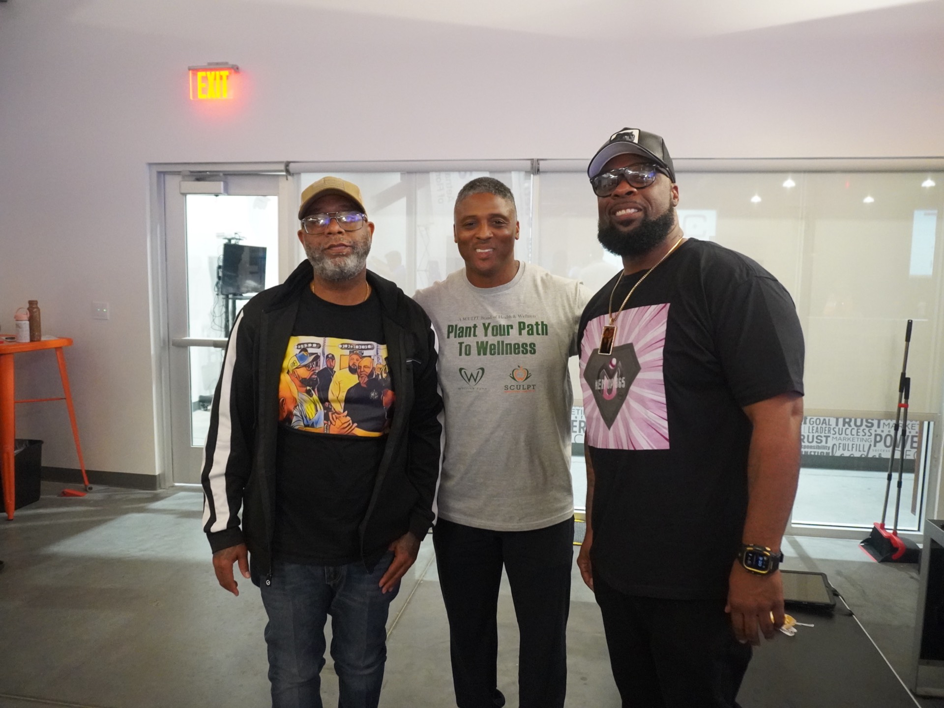 MenUp365 brothers gathered at a community event