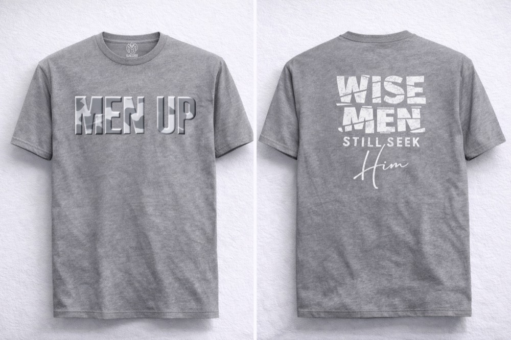 Wise Men Still Seek Him Christian T-Shirt — Grey MenUp365 faith-based apparel